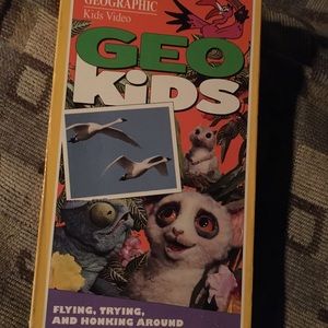 Geo kids flying, trying & honking around vhs